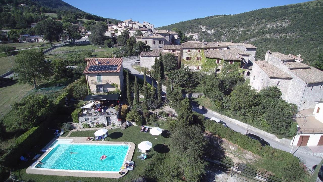 Agriturismo Roccagelli Vallo di Nera Exterior foto